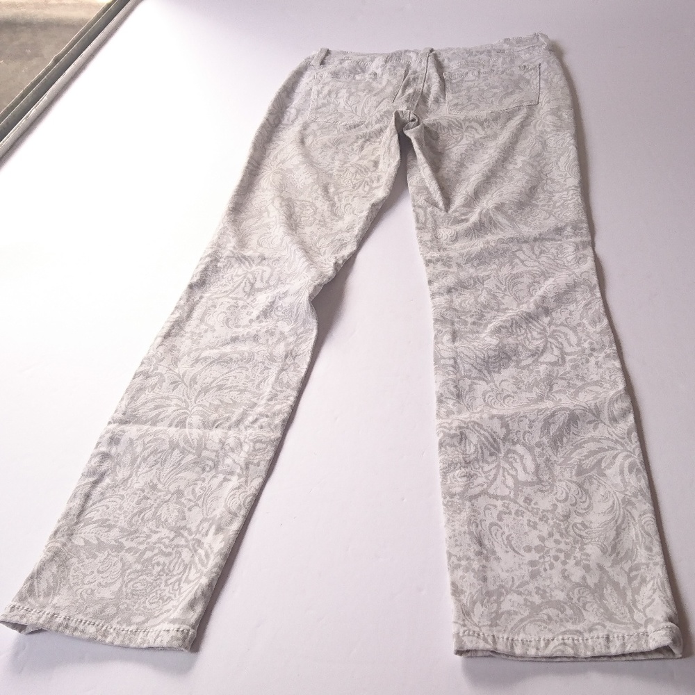 NYDJ Floral Print Legging Jeans Size 4